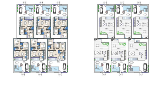 Nieuwbouw woningen - 3. Halfvrijstaand huis - Torre Pacheco - Costa Calida