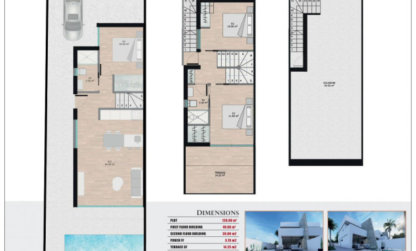 Nieuwbouw woningen - 3. Halfvrijstaand huis - San Javier - Costa Calida