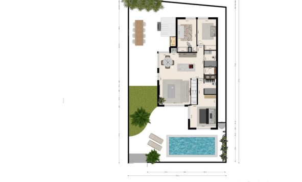 Herverkoop - 3. Halfvrijstaand huis - San Miguel de Salinas - Costa Blanca Zuid