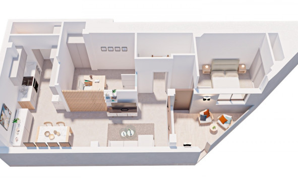 Nieuwbouw woningen - 1. Appartement / flat - Pilar de la Horadada - Costa Blanca Zuid