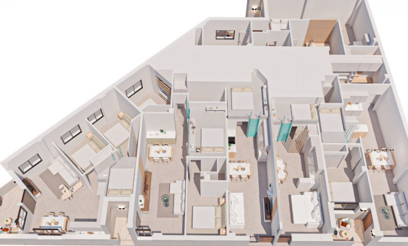 Nieuwbouw woningen - 1. Appartement / flat - Pilar de la Horadada - Costa Blanca Zuid