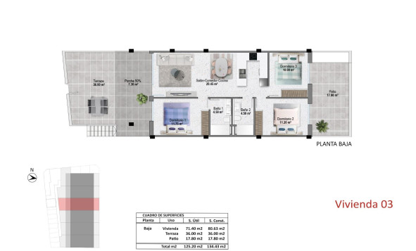 Nieuwbouw woningen - 1. Appartement / flat - Pilar de la Horadada - Costa Blanca Zuid
