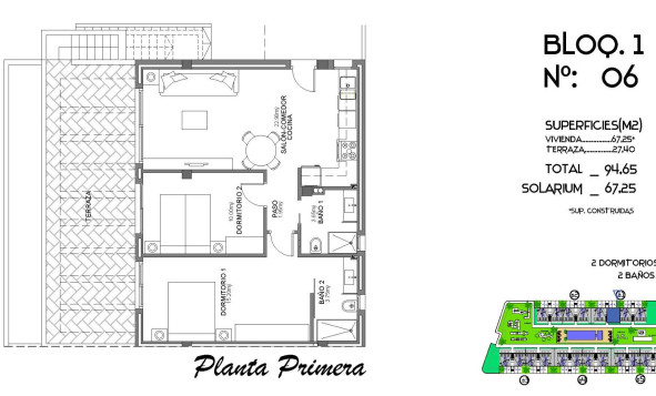 Nieuwbouw woningen - 1. Appartement / flat - Algorfa - Costa Blanca Zuid