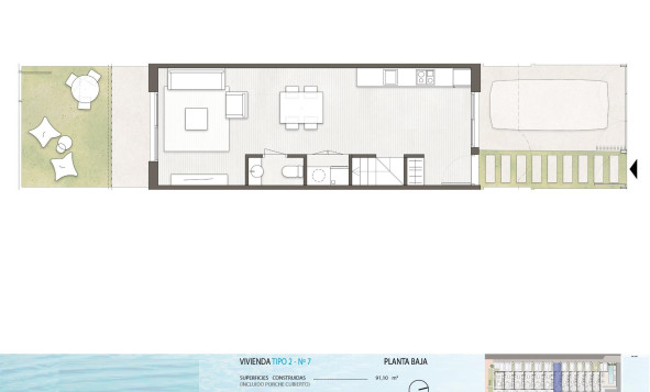 Nieuwbouw woningen - 2. Town house / tussenwoning - Pilar de la Horadada - Costa Blanca Zuid