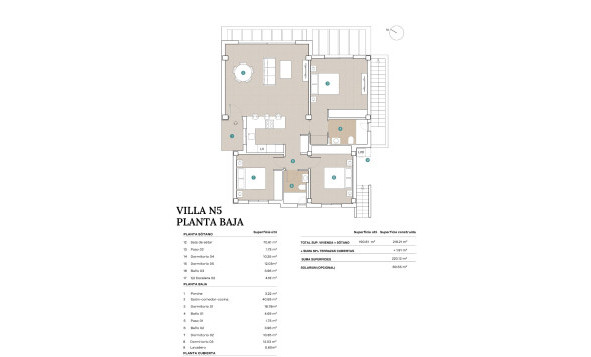 Nieuwbouw woningen - 3. Halfvrijstaand huis - Polop - Costa Blanca Noord