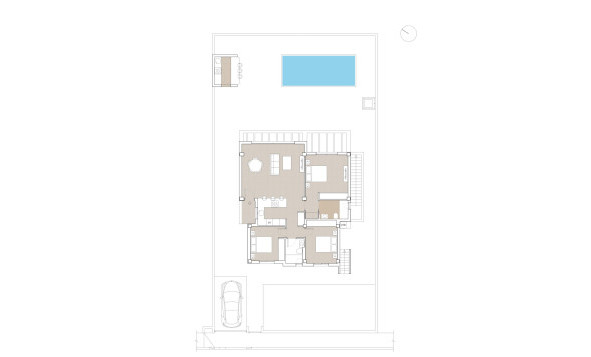 Nieuwbouw woningen - 3. Halfvrijstaand huis - Polop - Costa Blanca Noord
