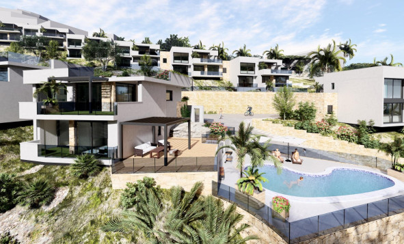 Nieuwbouw woningen - 3. Halfvrijstaand huis - Altea - Costa Blanca Noord