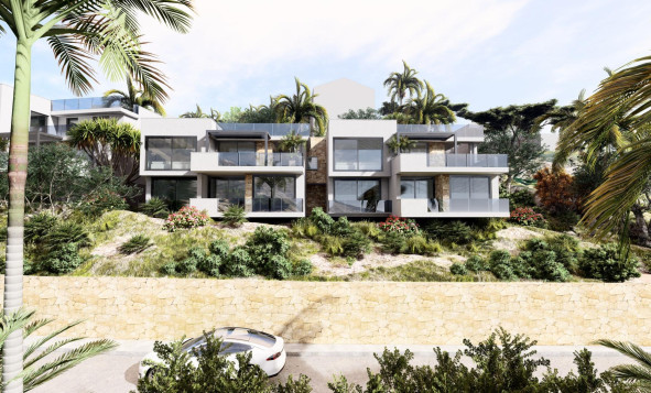 Nieuwbouw woningen - 3. Halfvrijstaand huis - Altea - Costa Blanca Noord