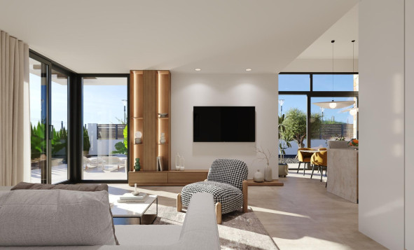 Nieuwbouw woningen - 3. Halfvrijstaand huis - Fuente Alamo de Murcia - Costa Calida