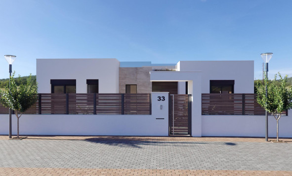 Nieuwbouw woningen - 3. Halfvrijstaand huis - Fuente Alamo de Murcia - Costa Calida
