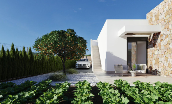 Nieuwbouw woningen - 3. Halfvrijstaand huis - Fuente Alamo de Murcia - Costa Calida