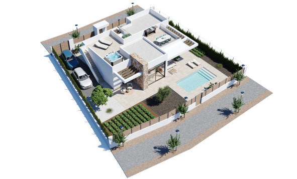 Nieuwbouw woningen - 3. Halfvrijstaand huis - Fuente Alamo de Murcia - Costa Calida