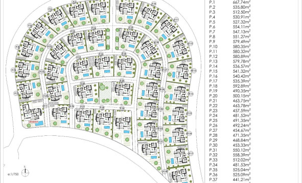 Nieuwbouw woningen - 3. Halfvrijstaand huis - Fuente Alamo de Murcia - Costa Calida