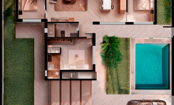 Nieuwbouw woningen - 3. Halfvrijstaand huis - Torre Pacheco - Costa Calida