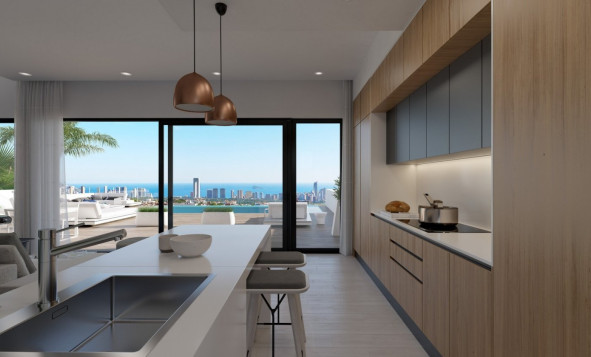 Nieuwbouw woningen - 3. Halfvrijstaand huis - Finestrat - Costa Blanca Noord