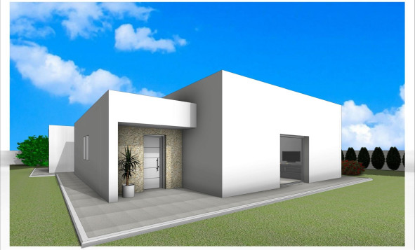 Nieuwbouw woningen - 3. Halfvrijstaand huis - Aspe - Costa Blanca Noord