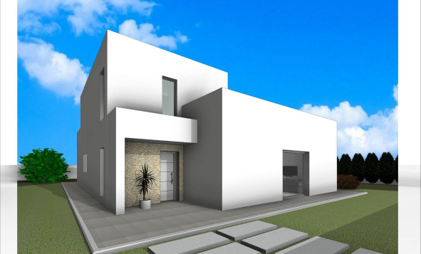 Nieuwbouw woningen - 3. Halfvrijstaand huis - Aspe - Costa Blanca Noord