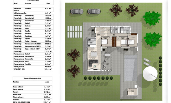 Nieuwbouw woningen - 3. Halfvrijstaand huis - Aspe - Costa Blanca Noord