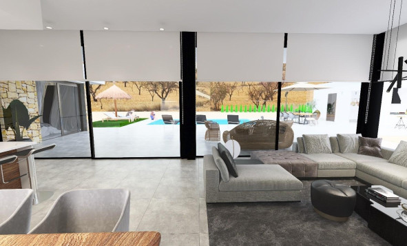 Nieuwbouw woningen - 3. Halfvrijstaand huis - Aspe - Costa Blanca Noord