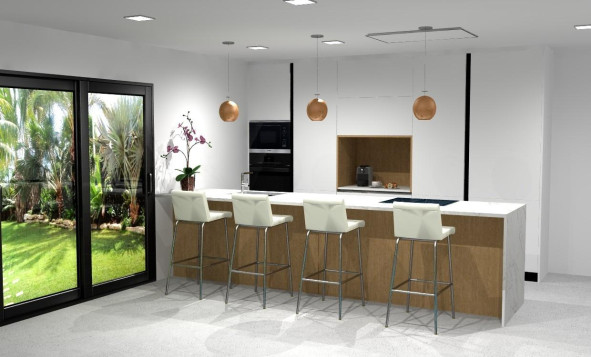 Nieuwbouw woningen - 3. Halfvrijstaand huis - Aspe - Costa Blanca Noord