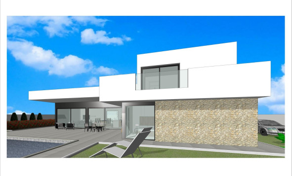 Nieuwbouw woningen - 3. Halfvrijstaand huis - Aspe - Costa Blanca Noord