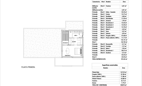 Nieuwbouw woningen - 3. Halfvrijstaand huis - Aspe - Costa Blanca Noord