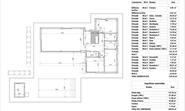 Nieuwbouw woningen - 3. Halfvrijstaand huis - Aspe - Costa Blanca Noord