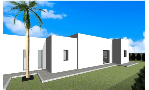 Nieuwbouw woningen - 3. Halfvrijstaand huis - Aspe - Costa Blanca Noord