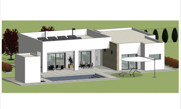 Nieuwbouw woningen - 3. Halfvrijstaand huis - Aspe - Costa Blanca Noord