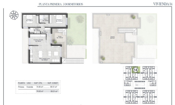 Nieuwbouw woningen - 1. Appartement / flat - Alhama De Murcia - Costa Calida