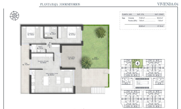 Nieuwbouw woningen - 1. Appartement / flat - Alhama De Murcia - Costa Calida