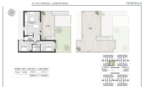 Nieuwbouw woningen - 1. Appartement / flat - Alhama De Murcia - Costa Calida