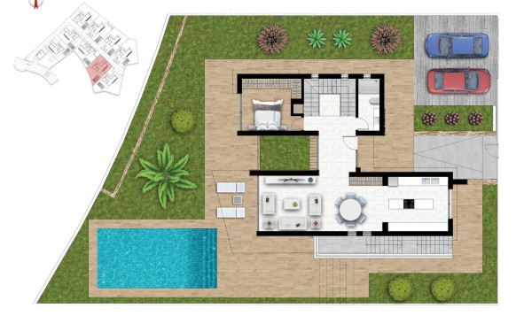 Nieuwbouw woningen - 3. Halfvrijstaand huis - La Nucía - Costa Blanca Noord
