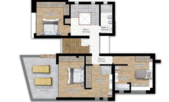 Nieuwbouw woningen - 3. Halfvrijstaand huis - La Nucía - Costa Blanca Noord