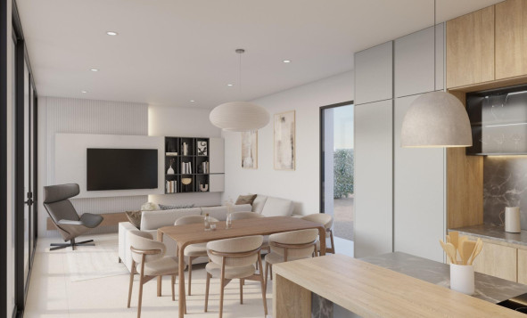 Nieuwbouw woningen - 3. Halfvrijstaand huis - Fuente Alamo de Murcia - Costa Calida