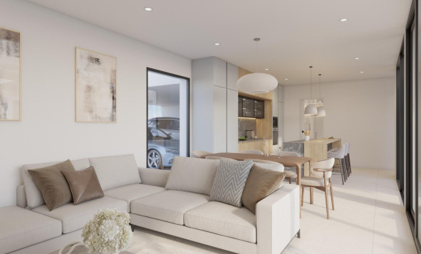 Nieuwbouw woningen - 3. Halfvrijstaand huis - Fuente Alamo de Murcia - Costa Calida