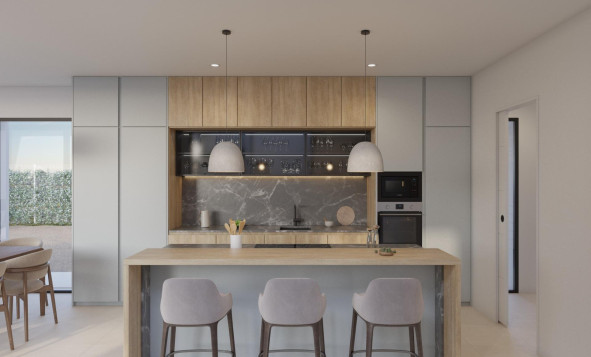 Nieuwbouw woningen - 3. Halfvrijstaand huis - Fuente Alamo de Murcia - Costa Calida