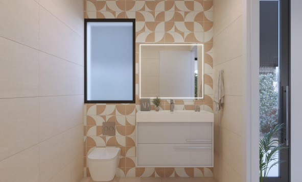 Nieuwbouw woningen - 3. Halfvrijstaand huis - Fuente Alamo de Murcia - Costa Calida