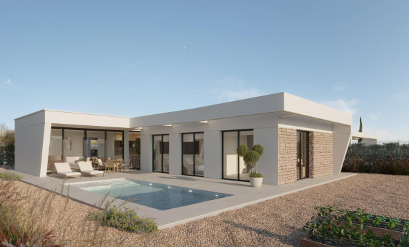 Nieuwbouw woningen - 3. Halfvrijstaand huis - Fuente Alamo de Murcia - Costa Calida