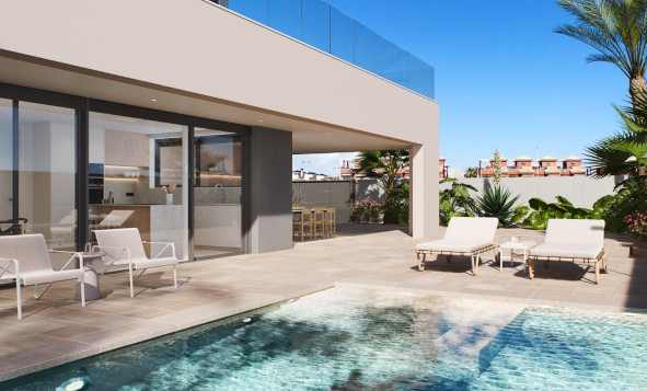 Nieuwbouw woningen - 3. Halfvrijstaand huis - Pilar de la Horadada - Costa Blanca Zuid