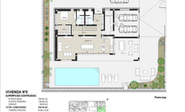 Nieuwbouw woningen - 3. Halfvrijstaand huis - Pilar de la Horadada - Costa Blanca Zuid