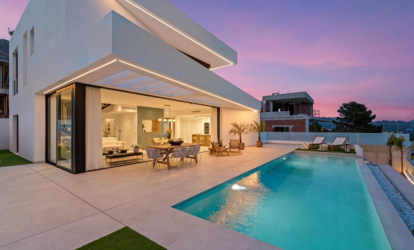 Obra nueva - 3. Casa pareada - Polop - Costa Blanca Sur