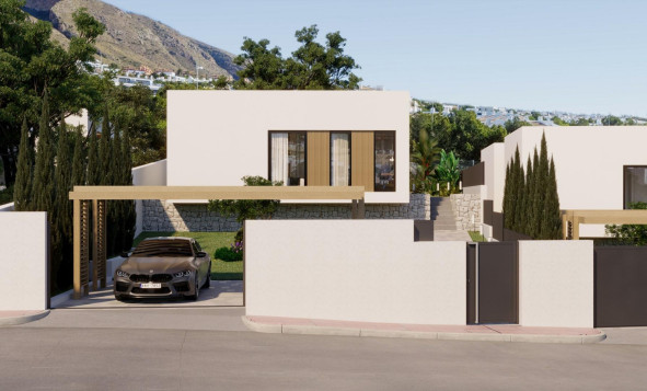Nieuwbouw woningen - 3. Halfvrijstaand huis - Finestrat - Costa Blanca Noord