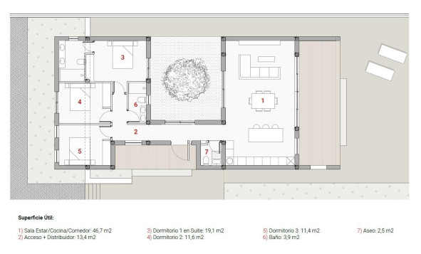 Nieuwbouw woningen - 3. Halfvrijstaand huis - Finestrat - Costa Blanca Noord