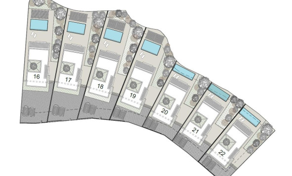 Nieuwbouw woningen - 3. Halfvrijstaand huis - Finestrat - Costa Blanca Noord