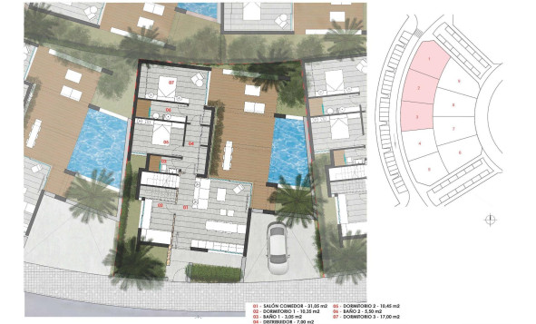 Nieuwbouw woningen - 3. Halfvrijstaand huis - Torre Pacheco - Costa Calida