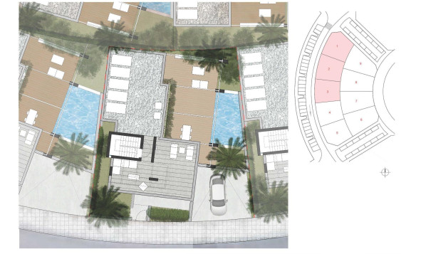 Nieuwbouw woningen - 3. Halfvrijstaand huis - Torre Pacheco - Costa Calida