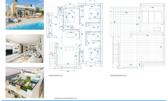 Nieuwbouw woningen - 3. Halfvrijstaand huis - San Fulgencio - Costa Blanca Zuid