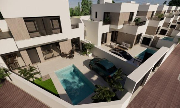 Nieuwbouw woningen - 3. Halfvrijstaand huis - San Fulgencio - Costa Blanca Zuid