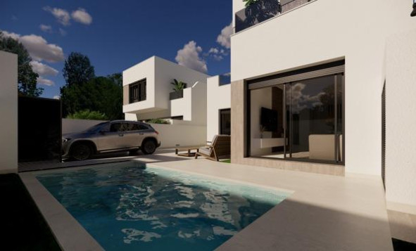 Nieuwbouw woningen - 3. Halfvrijstaand huis - San Fulgencio - Costa Blanca Zuid